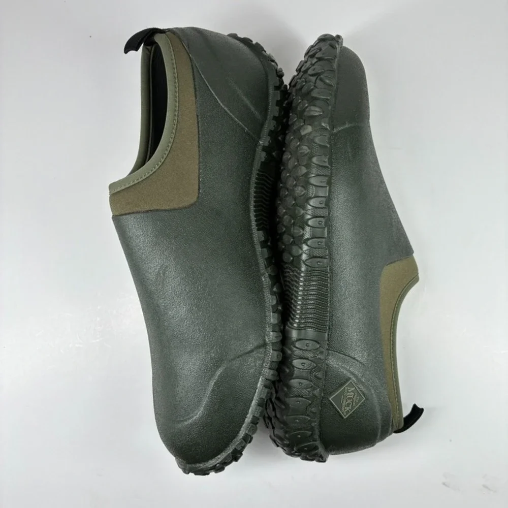 Muck Boots Muckster II Low Men's US 12 Moss Green Waterproof Outdoor Garden Shoe
